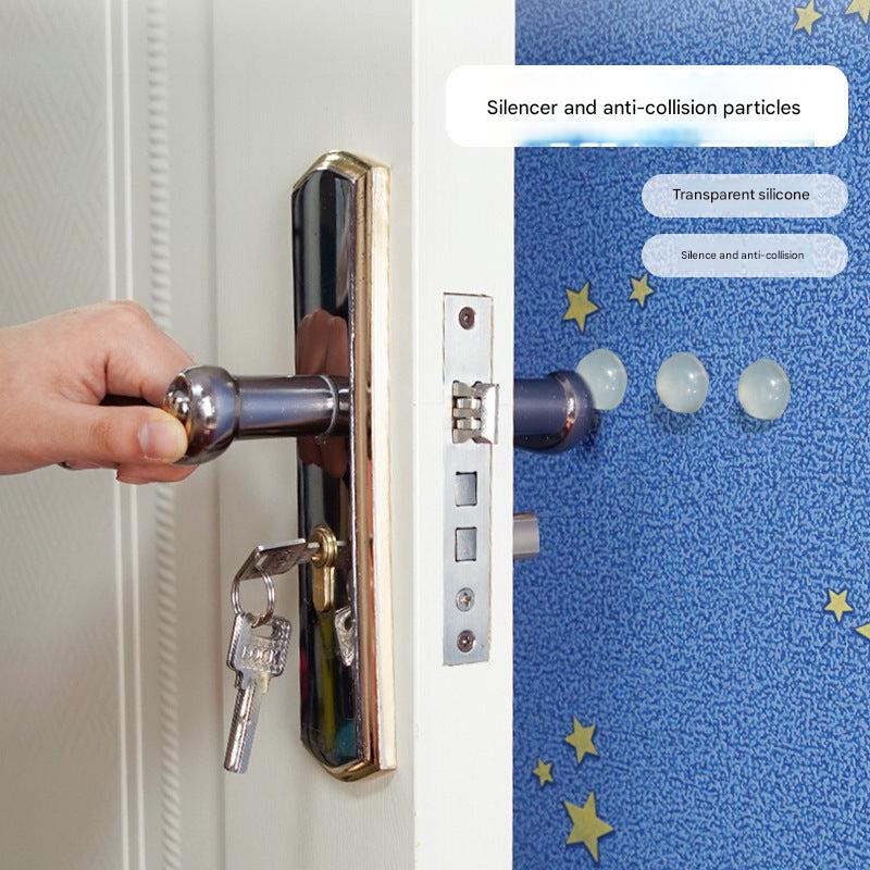 Noise-reducing pad for sliding doors