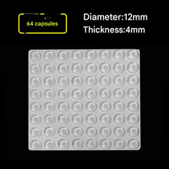 Array of silicone cushion pads for protection