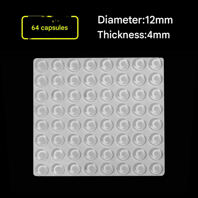 Array of silicone cushion pads for protection