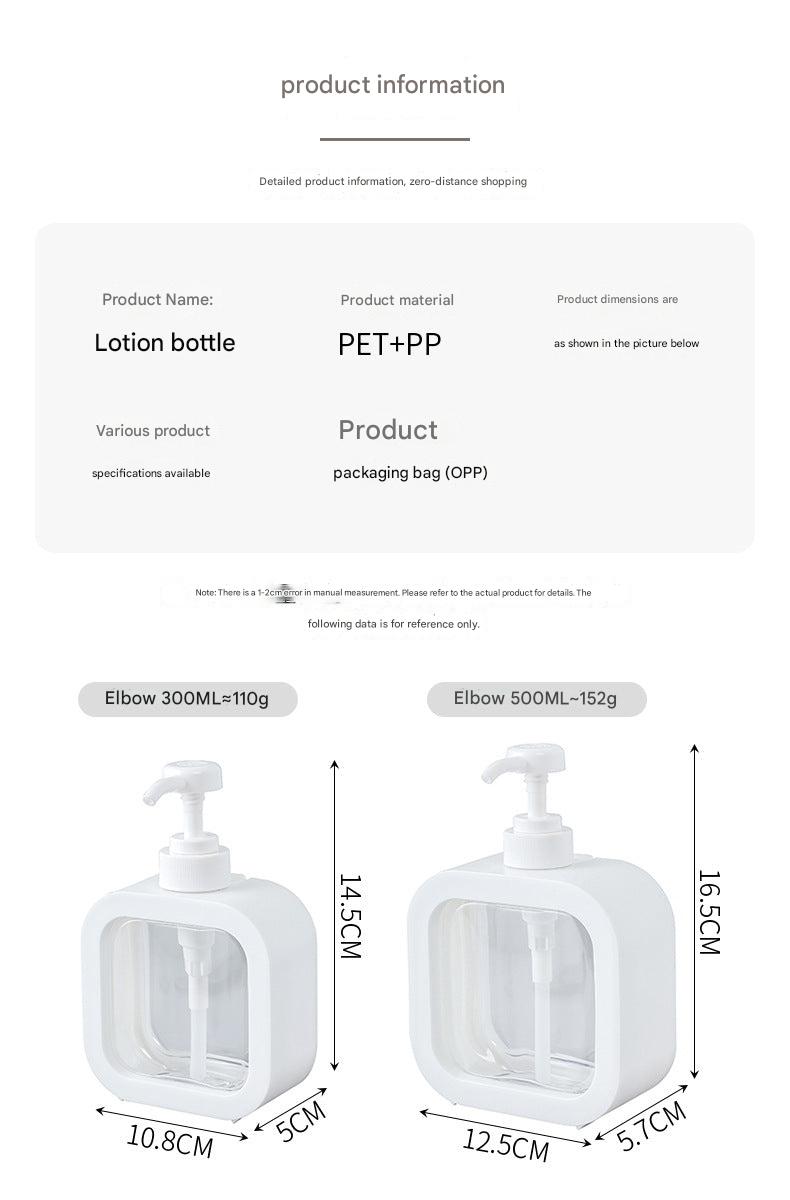 Press pump bottle for shampoo in 300ML size