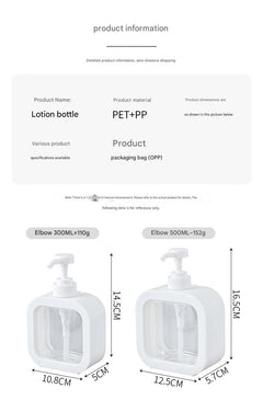 Press pump bottle for shampoo in 300ML size