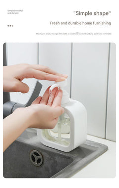 Durable plastic design of press pump bottles