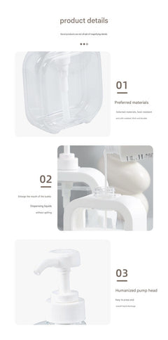 Travel-friendly bottle set displayed