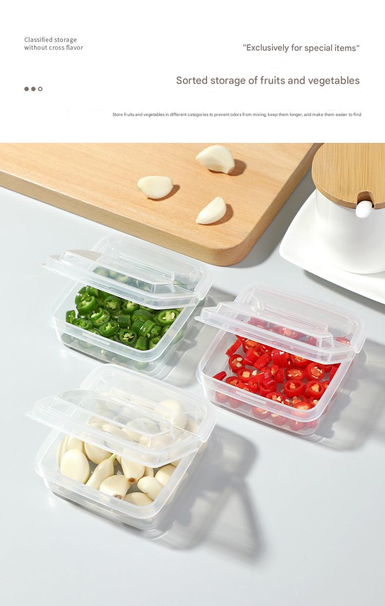 Stackable food storage container for fresh produce
