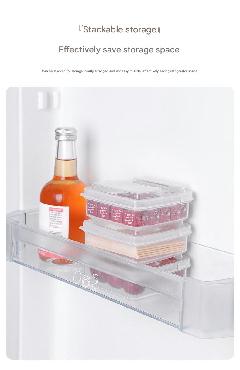 Multi-size food storage containers displayed