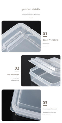 Easy to clean plastic food storage solution