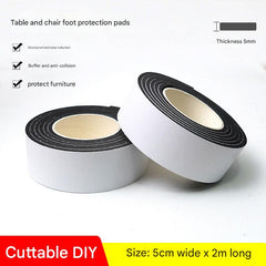 Quiet chair leg caps in use on furniture