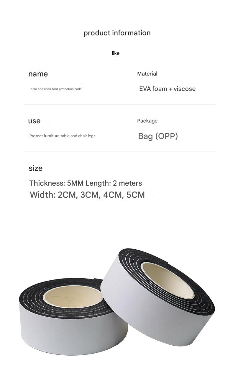 Anti-slip chair leg protectors displayed on furniture