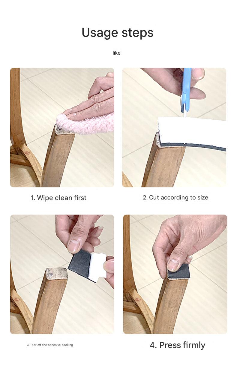 EVA material chair protector pads stacked