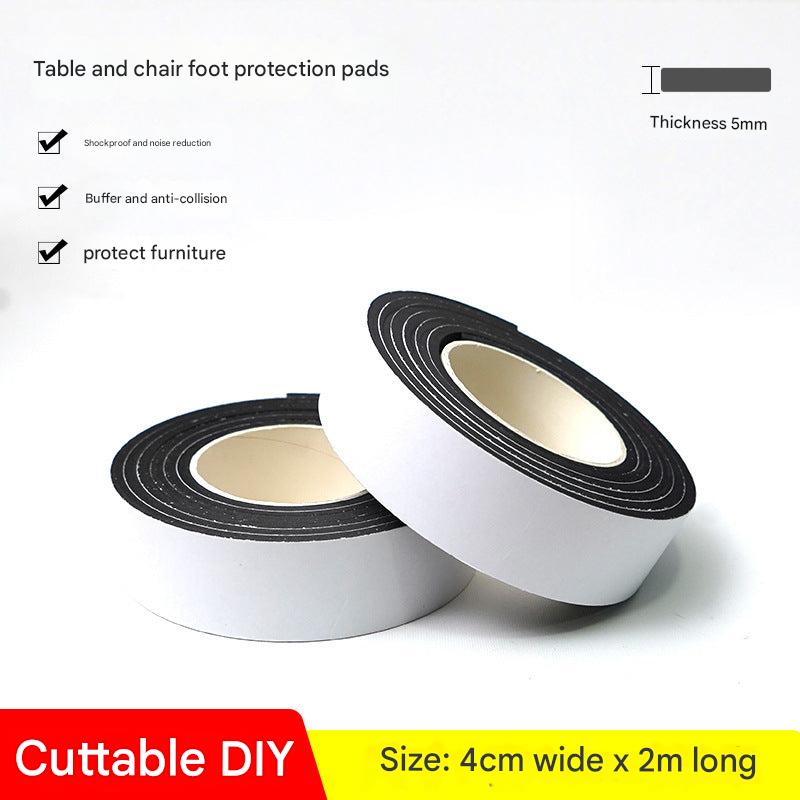 Showing chair leg protectors fitting tightly