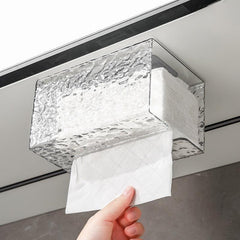 close-up of modern tissue box design