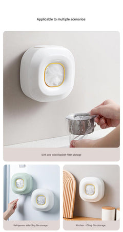 Easy access wall-mounted kitchen organiser