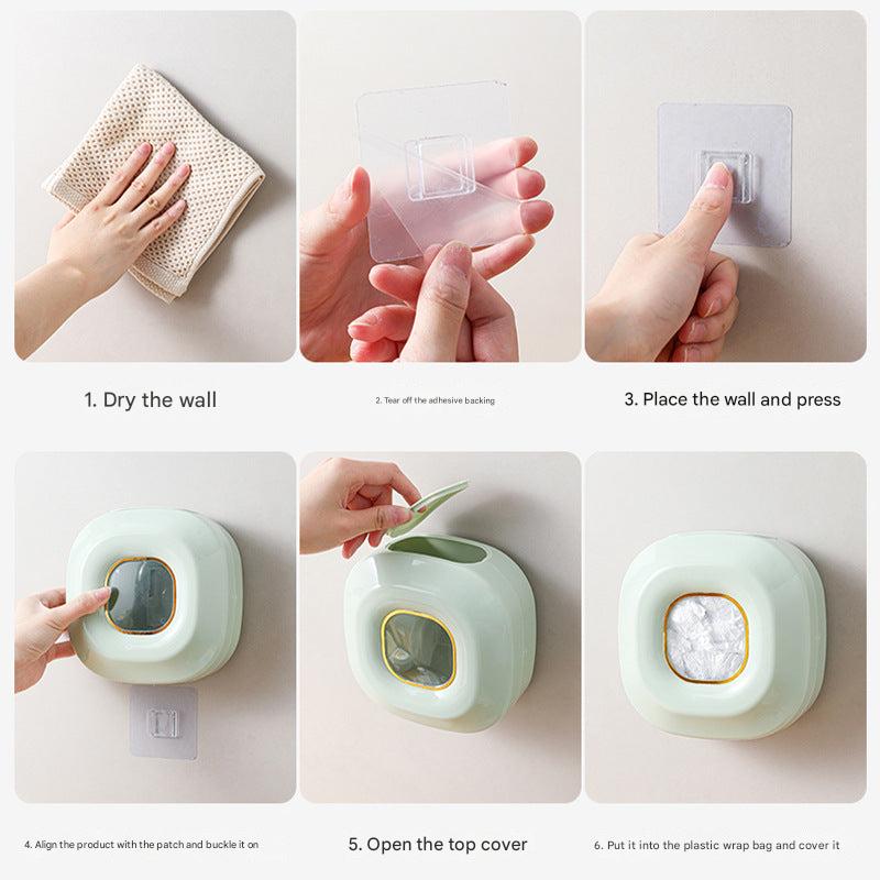 Durable plastic kitchen organiser for bags