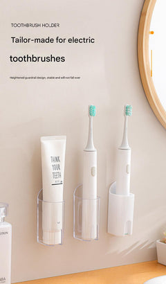 Multiple toothbrushes organised stylishly