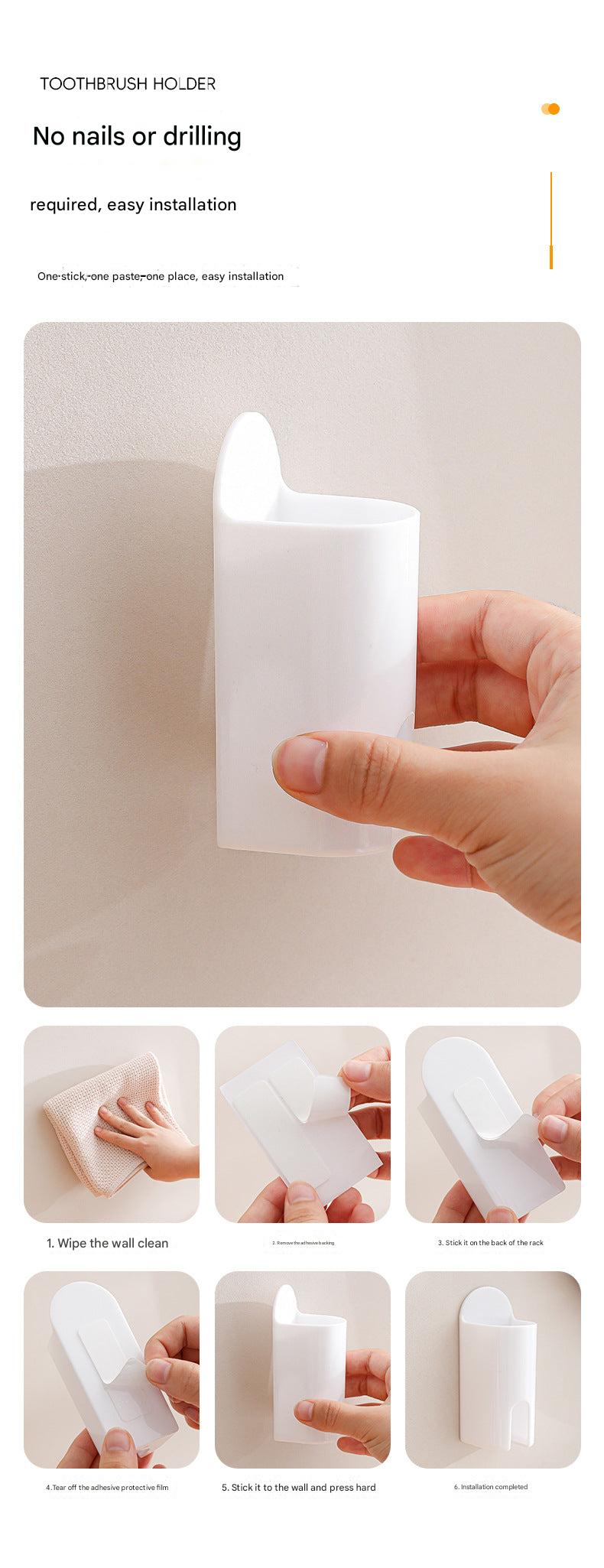 Functional toothbrush holder features