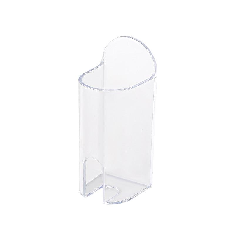 Bathroom storage solution with suction cups