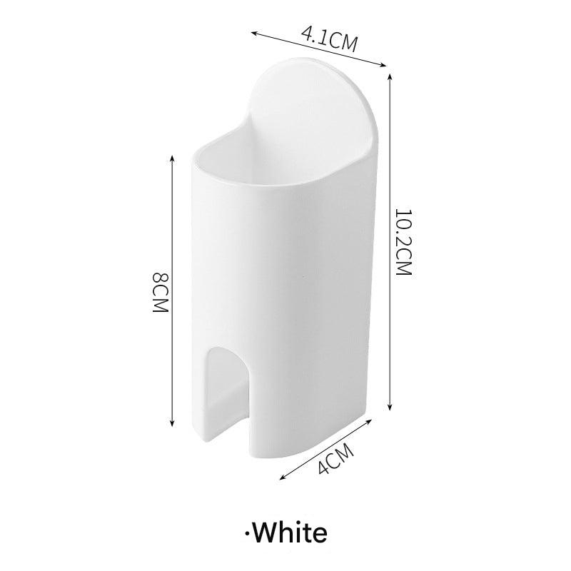 Close-up of durable plastic toothbrush holder