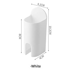Close-up of durable plastic toothbrush holder