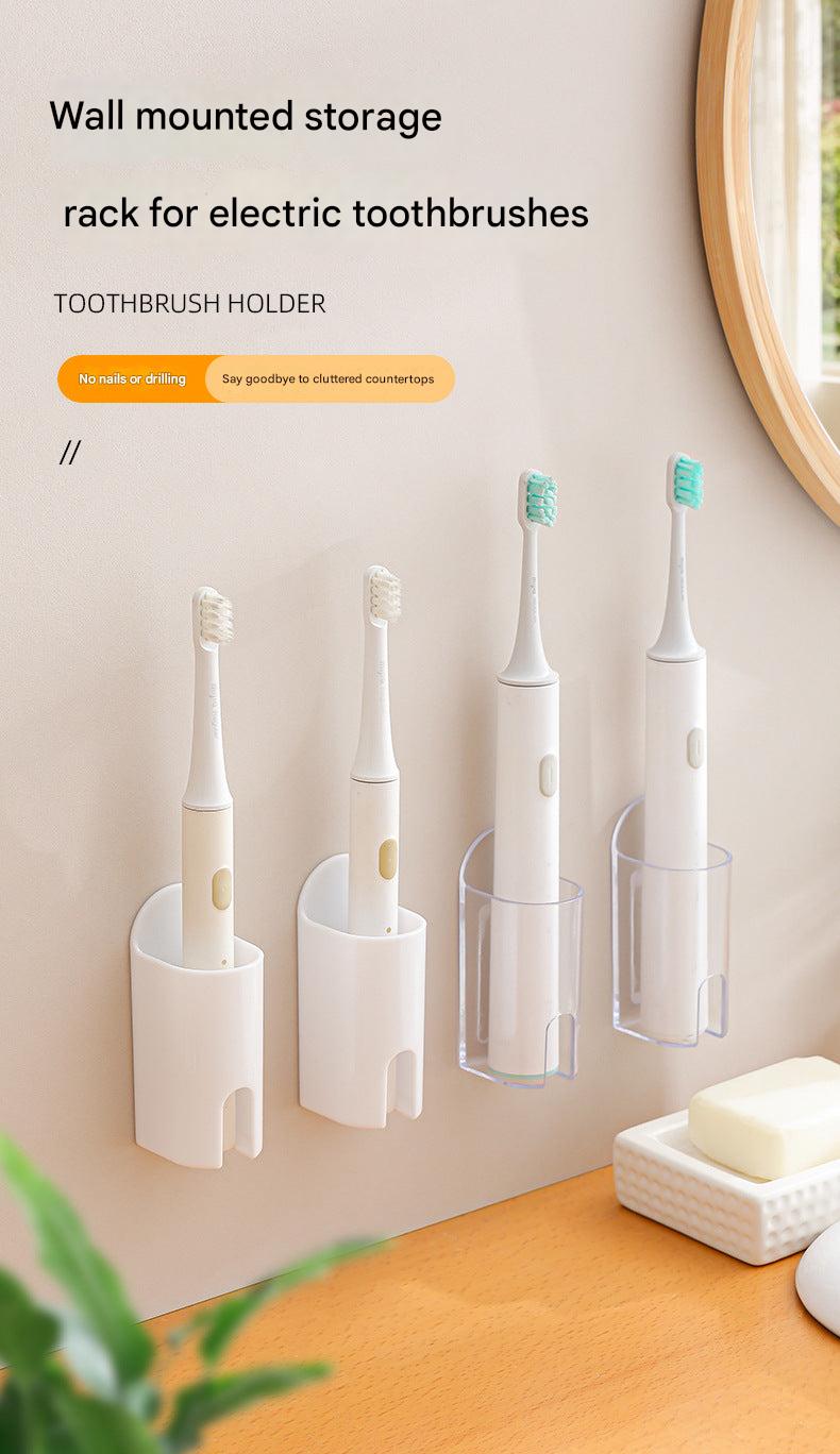 Easy install toothbrush storage system