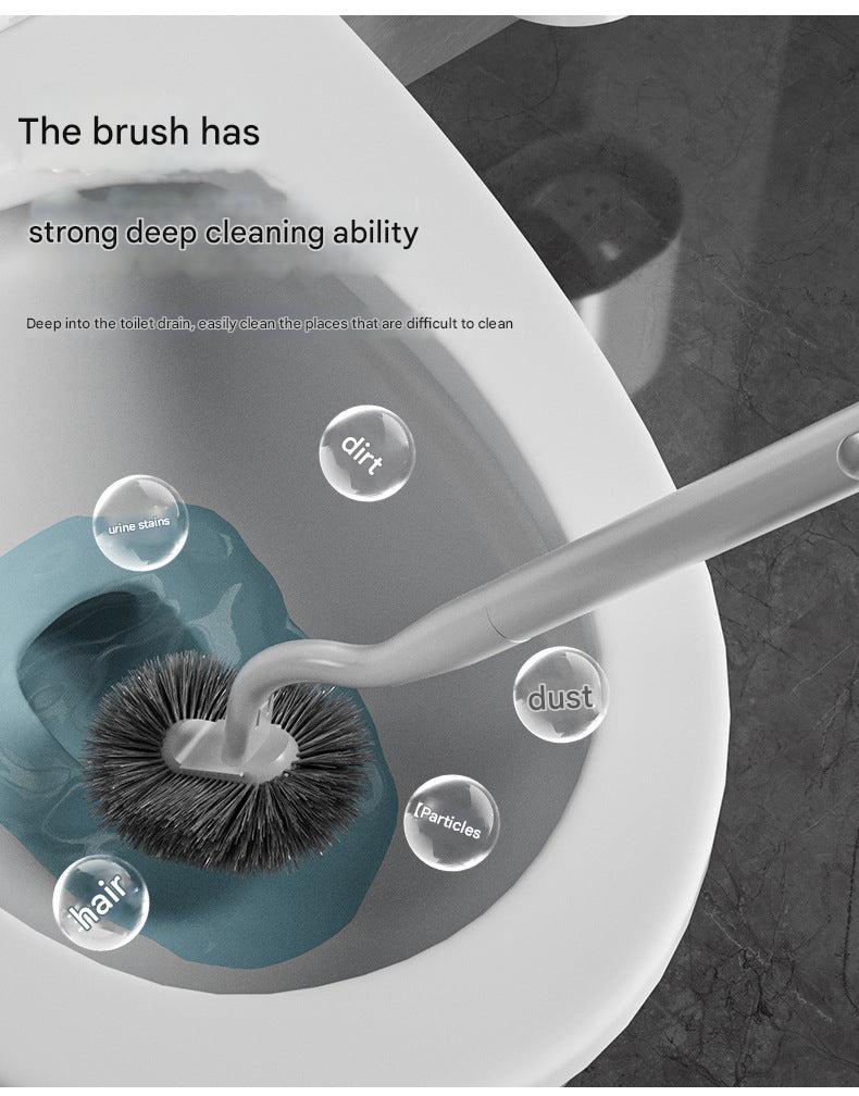 Non-Scratch Toilet Brush for Hard-to-Reach Areas Image 7