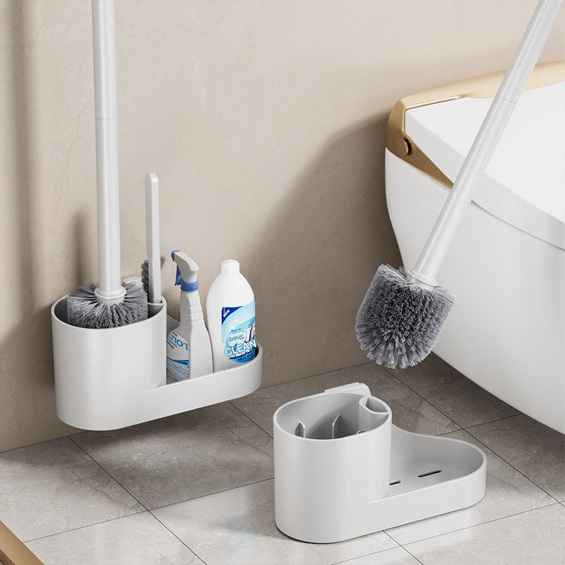 Stylish Toilet Brush Holder with Long Handle Image 2