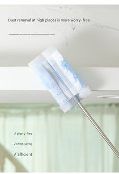 image of static dusting duster in use
