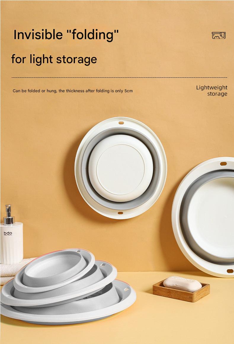 Lightweight folding wash basin for various purposes