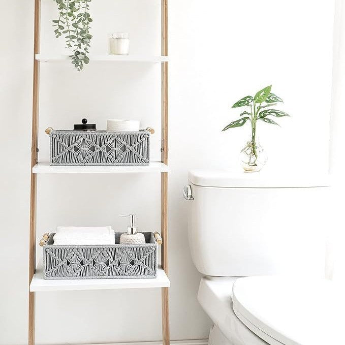 multi-functional storage basket for decor