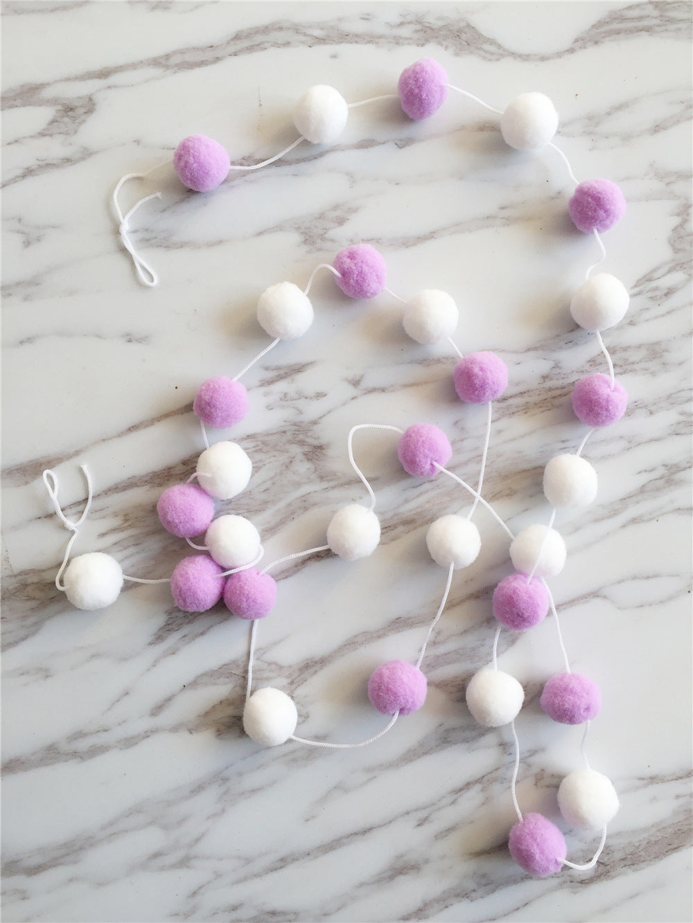 vibrant macaron ball strings for children's room image 2