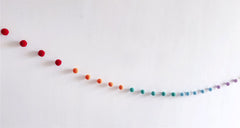 soft ball string decorations in a child's room image 10
