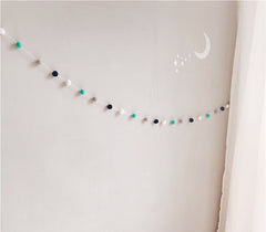colourful macaron themed soft ball string decor image 1