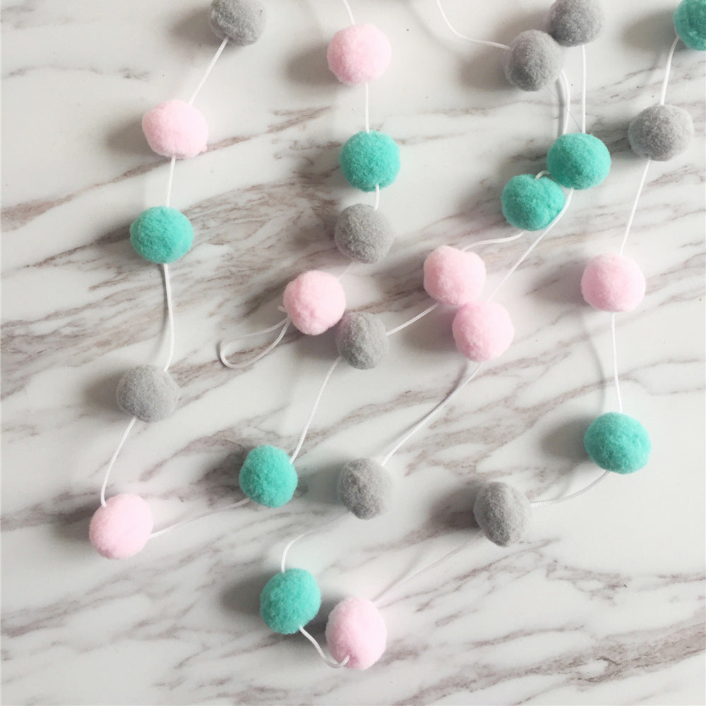 decorative macaron theme soft ball strings image 4