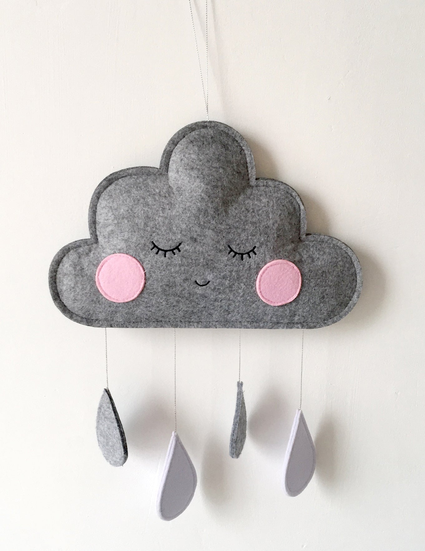 Nordic children's tent with cloud motifs