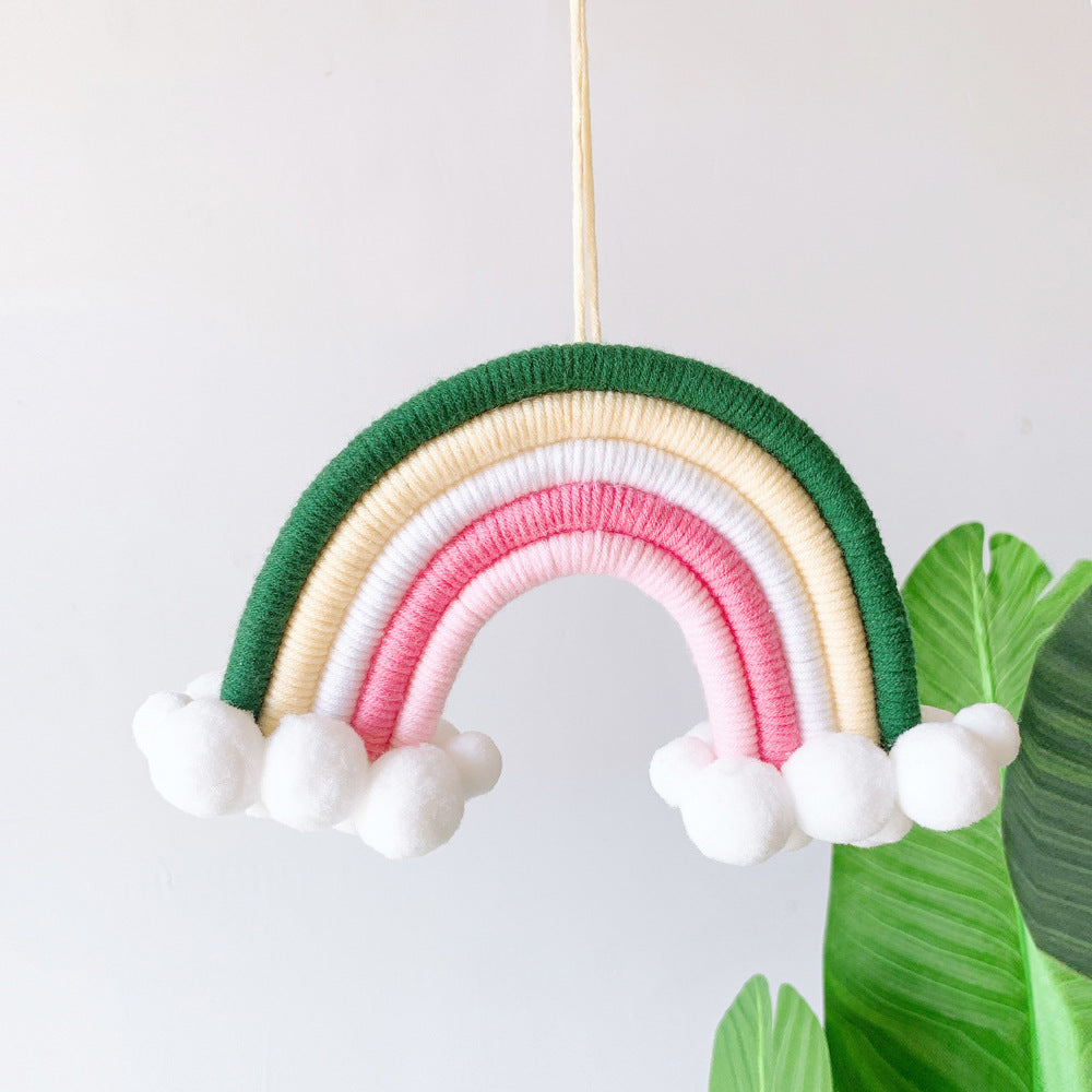 Colourful rainbow hanging decor for kids