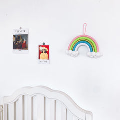 Bright cloud design wall art for kids