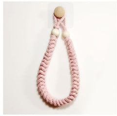 Bathroom accessories featuring a handwoven design