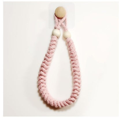 Bathroom accessories featuring a handwoven design
