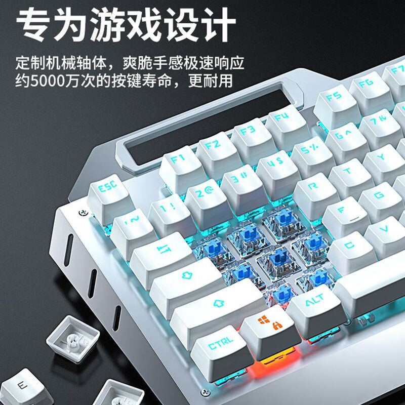 TK900 keyboard and mouse set in use