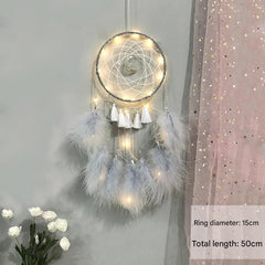 Colourful Cotton Dream Catcher Wall Art - Image 3