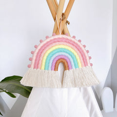 Nordic style rainbow wall hanging image 2
