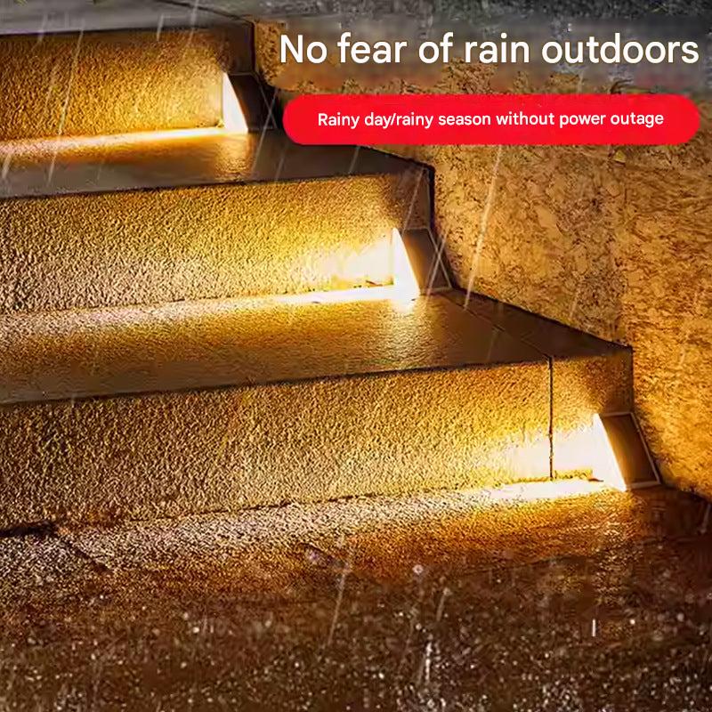 solar step lights installation process