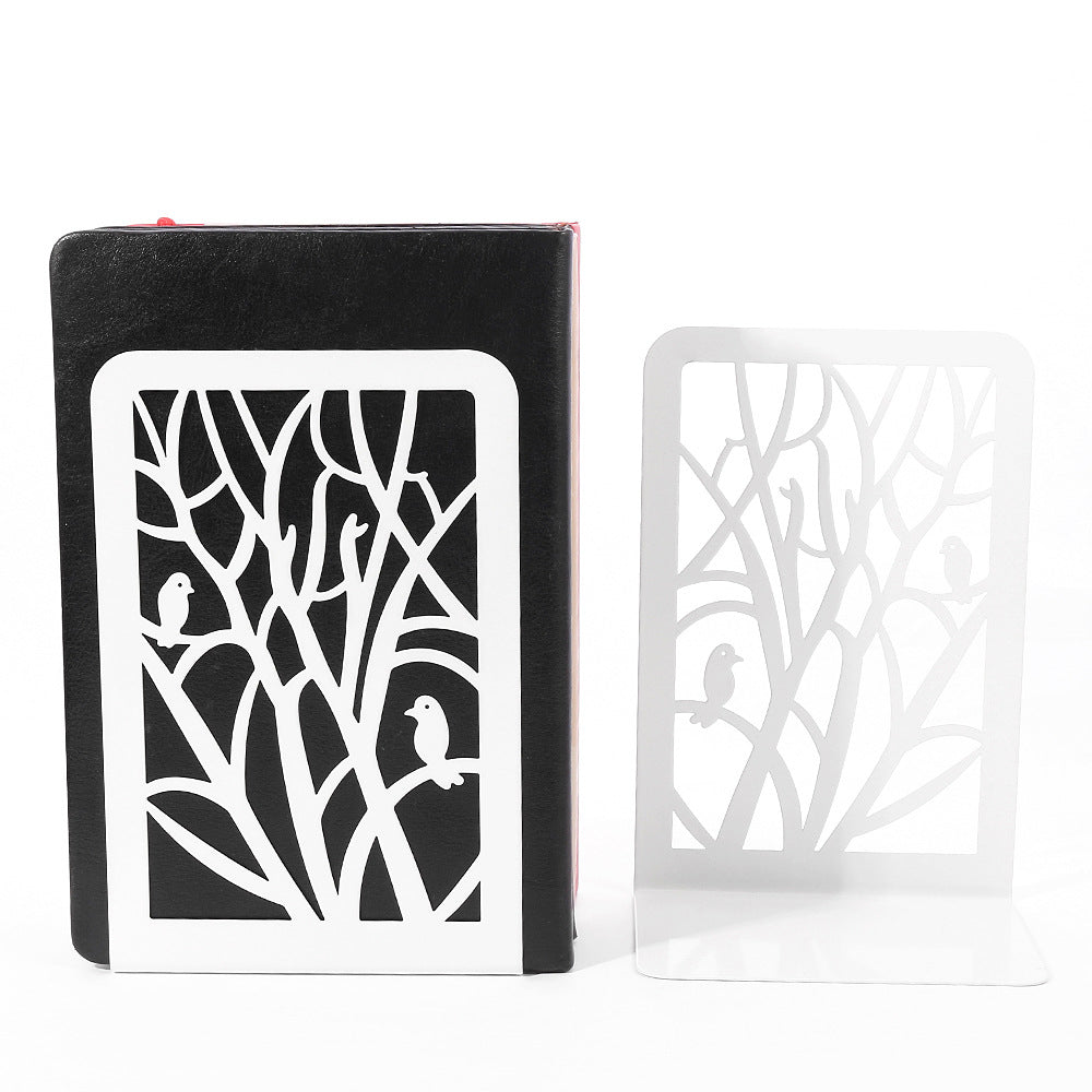 Artistic bookend display showcasing creative design