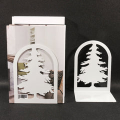 Unique home decor bookends enhancing bookshelf