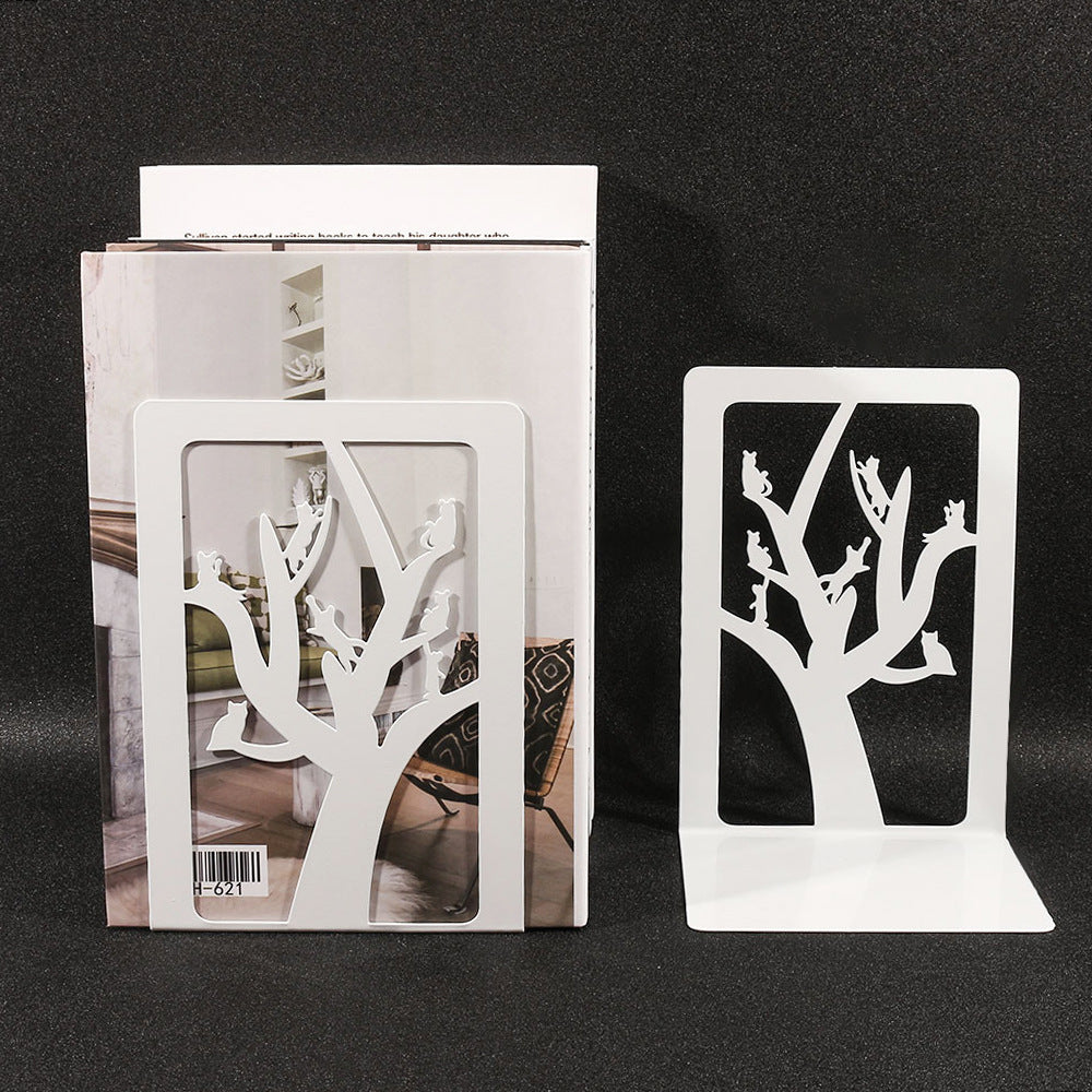 Creative Tree Shadow Bookends stylish desktop accessory
