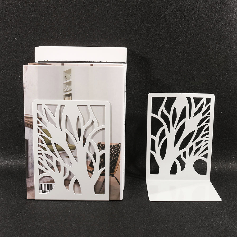Bookends holding books securely in a chic arrangement