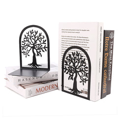 Artistic bookend display showcasing creative design
