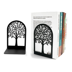 Bookends holding books securely in a chic arrangement