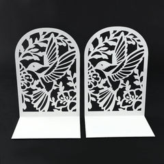 Artistic bookend display showcasing creative design
