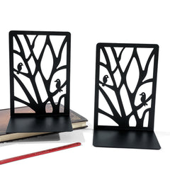 Artistic bookend display showcasing creative design
