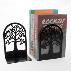 Artistic bookend display showcasing creative design